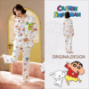 Crayon Shin-chan couple Pajamas for women in spring, autumn and winter long-sleeved sets