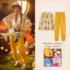 Disney Winnie the Pooh Spring and autumn pure cotton long-sleeved set of cute cartoon home wear