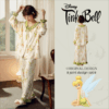 Disney Mary Cat Pajamas for women, Spring and Autumn, pure cotton long-sleeved cartoon home wear set