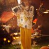Disney Winnie the Pooh Spring and autumn pure cotton long-sleeved set of cute cartoon home wear
