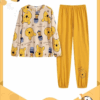 Disney Winnie the Pooh Spring and autumn pure cotton long-sleeved set of cute cartoon home wear