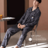 Disney Pinocchio Pajamas men's pure cotton cartoon long-sleeved large-sized home wear set