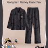Disney Pinocchio Pajamas men's pure cotton cartoon long-sleeved large-sized home wear set