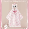 Disney Mary Cat nightgown women autumn and winter coral velvet long cape pajamas home wear