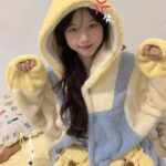 Disney Winnie the Pooh autumn and Winter pajama women's thickened warm coral fleece bathrobe home wear photo review