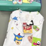 Crayon Shin-chan couple Pajamas for women in spring, autumn and winter long-sleeved sets photo review
