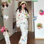 Crayon Shin-chan couple Pajamas for women in spring, autumn and winter long-sleeved sets photo review