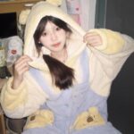 Disney Winnie the Pooh autumn and Winter pajama women's thickened warm coral fleece bathrobe home wear photo review