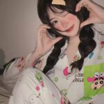 Crayon Shin-chan couple Pajamas for women in spring, autumn and winter long-sleeved sets photo review