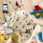Crayon Shin-chan Coral fleece couple pajamas, women's autumn and winter warm bathrobes, home wear photo review