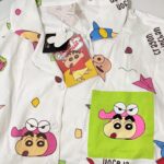 Crayon Shin-chan couple Pajamas for women in spring, autumn and winter long-sleeved sets photo review