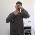 Disney Pinocchio Pajamas men's pure cotton cartoon long-sleeved large-sized home wear set photo review