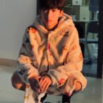 Crayon Shin-chan Coral fleece couple pajamas, women's autumn and winter warm bathrobes, home wear photo review