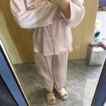Disney Mary Cat Pajamas for spring and summer, long-sleeved casual ice silk outerwear for home wear photo review