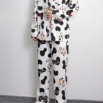 Crayon Shin-chan couple Pajamas for women in spring, autumn and winter long-sleeved sets photo review