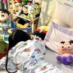 Crayon Shin-chan Couple Pajamas for Women Summer pure cotton short-sleeved home wear set photo review