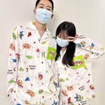 Crayon Shin-chan couple Pajamas for women in spring, autumn and winter long-sleeved sets photo review