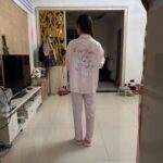 Disney Mary Cat Pajamas for spring and summer, long-sleeved casual ice silk outerwear for home wear photo review