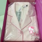 Disney Mary Cat Pajamas for spring and summer, long-sleeved casual ice silk outerwear for home wear photo review
