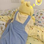 Disney Winnie the Pooh autumn and Winter pajama women's thickened warm coral fleece bathrobe home wear photo review