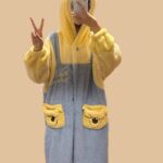 Disney Winnie the Pooh autumn and Winter pajama women's thickened warm coral fleece bathrobe home wear photo review