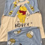 Disney Winnie the Pooh summer pure cotton short-sleeved home suit for pajama women can be worn on the outside photo review