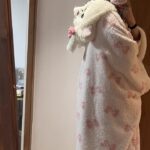 Disney Mary Cat nightgown women autumn and winter coral velvet long cape pajamas home wear photo review