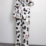 Crayon Shin-chan couple Pajamas for women in spring, autumn and winter long-sleeved sets photo review