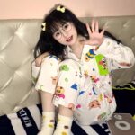 Crayon Shin-chan couple Pajamas for women in spring, autumn and winter long-sleeved sets photo review