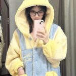 Disney Winnie the Pooh autumn and Winter pajama women's thickened warm coral fleece bathrobe home wear photo review
