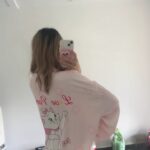 Disney Mary Cat Pajamas for spring and summer, long-sleeved casual ice silk outerwear for home wear photo review