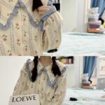 Disney Iris Pajama Women's Spring and Autumn long-sleeved pure cotton home wear set photo review