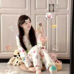 Crayon Shin-chan couple Pajamas for women in spring, autumn and winter long-sleeved sets photo review