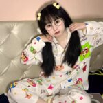 Crayon Shin-chan couple Pajamas for women in spring, autumn and winter long-sleeved sets photo review