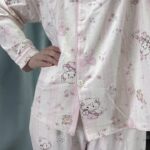Official collaboration mikko pajamas for girls, pure cotton long-sleeved ins Japanese cartoon cute and soft home wear photo review