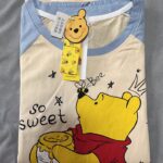 Disney Winnie the Pooh summer pure cotton short-sleeved home suit for pajama women can be worn on the outside photo review