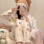Crayon Shin-chan couple Pajamas for women in spring, autumn and winter long-sleeved sets photo review