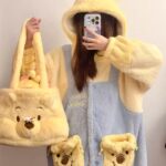 Disney Winnie the Pooh autumn and Winter pajama women's thickened warm coral fleece bathrobe home wear photo review