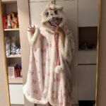Disney Mary Cat nightgown women autumn and winter coral velvet long cape pajamas home wear photo review