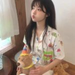 Crayon Shin-chan Couple Pajamas for Women Summer pure cotton short-sleeved home wear set photo review