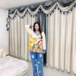 Disney Tigger pajama girl's spring, autumn and winter pure cotton long-sleeved set with a cute princess-style outerwear for home wear photo review