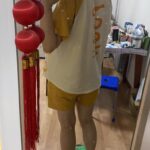 Disney Winnie the Pooh summer pure cotton short-sleeved home suit for pajama women can be worn on the outside photo review