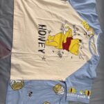 Disney Winnie the Pooh summer pure cotton short-sleeved home suit for pajama women can be worn on the outside photo review
