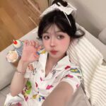 Crayon Shin-chan Couple Pajamas for Women Summer pure cotton short-sleeved home wear set photo review