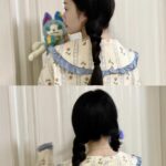 Disney Iris Pajama Women's Spring and Autumn long-sleeved pure cotton home wear set photo review