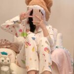 Crayon Shin-chan couple Pajamas for women in spring, autumn and winter long-sleeved sets photo review