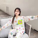 Crayon Shin-chan couple Pajamas for women in spring, autumn and winter long-sleeved sets photo review