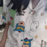 Crayon Shin-chan couple Pajamas for women in spring, autumn and winter long-sleeved sets photo review