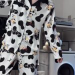 Crayon Shin-chan couple Pajamas for women in spring, autumn and winter long-sleeved sets photo review
