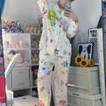 Crayon Shin-chan couple Pajamas for women in spring, autumn and winter long-sleeved sets photo review